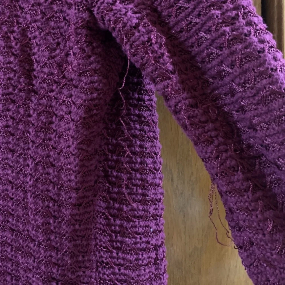 Cranberry Ruffled Cardigan - Picture 5 of 5